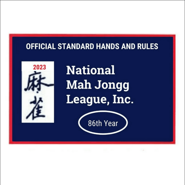 Mahjong Cards 1 Pack 2022 National Mah Jongg League Large Size Card