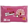 Malt-O-Meal Strawberry Cream Mini Spooners Shredded Wheat Cereal, Whole Grain Breakfast Cereal, 36 oz Resealable Cereal Bag