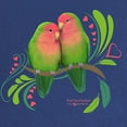 thumbnail image 2 of CafePress - Peach Faced Lovebirds - Maternity Dark T-Shirt, 2 of 3