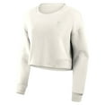 thumbnail image 2 of Women's Fanatics Cream Dallas Cowboys Studio Tri-Blend Cropped Pullover Sweatshirt, 2 of 3
