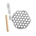 thumbnail image 4 of Dumpling Maker Set Molde para Dumplings Herramienta Profesional con 37 Huecos Incluye Rodillo y Cuchara Fabricado en Aleación de Aluminio Adecuado para Uso Doméstico y Celebraciones, 4 of 9