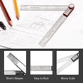 thumbnail image 4 of Angle Digital Détecteur Ruler 11 Pouces/300mm Acier Inoxydable Angle Détecteur Protracteur avec Écran LCD Zéro, 4 of 8