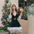 thumbnail image 2 of Disfraces de Navidad para mujer, disfraces de fiesta elegantes, traje de elfo de la señorita Claus, atuendos sexys para mujer, sudadera con capucha, vestido de Papá Noel, 2 of 4