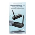 thumbnail image 3 of Bluetooth 5.1 Audio Adapter with NFC AUX 3.5mm Mic Remote - Wireless Music Transmitter & Receiver for TV, 3 of 5
