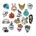 thumbnail image 5 of GKNET Gothic Halloween Pin Brooch Moon Skull Black Cat Punk Pins Animal Gifts Jewelry-130, 5 of 9