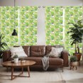 thumbnail image 2 of Ambesonne Farm Animal Window Curtains, Cartoon Sheep in Forest, Each 28" W x 84" L, Pale Green Multicolor, 2 of 5