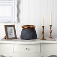 thumbnail image 3 of 10" Stone Planter with Bronze Rim, 3 of 3