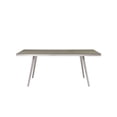 thumbnail image 3 of Pangea Home Chelsea 30" Modern Aluminum Dining Table in Slate Gray, 3 of 3