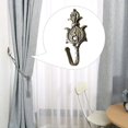 thumbnail image 2 of sourcingmap Zinc Alloy Curtain Tiebacks Vintage Style Curtain Ties Window Hangers Hooks Bronze 4 Pcs Banmo, 2 of 4