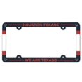 thumbnail image 1 of Placa de matrícula WinCraft Houston Texans NFL marco a todo color, 1 of 3