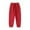 Red1, variant on Lmnyox Kids Sweatpants Elastic Waist Fleece Lined Winter Casual Athletic Pants Boys Girls Solid Joggers