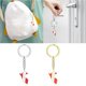 thumbnail image 2 of Peru Flag Pendant Keychain for Women Men Titanium Steel Country Map Key Rings for Bag Car Jewelry Christmas Souvenir Silver, 2 of 4