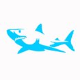 thumbnail image 2 of Walbest Motorcycles PET Self-adhesive Cool Shark Reflective Car Stickers Decal Decor Universal, 2 of 5