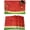 Fruitsech9452, variant on Watermelon Placemats Set of 6, Washable Woven Burlap Cloth Fabric Placemat for Square/Rectangle/Round/Oval Dining Table, Easy Clean Place Mats for Toddlers, Kids Red GreenBlack Summer Fruit Watercolor