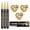 3PCS Golds, variant on Pagather 3Pcs Chrome Paint Markers, Silver Permanent Mirror Liquid Chrome Pens for Plastic, Metal, Model, Jewelry, Wheel Painting, Touch Up & Repair Kit, DIY Art Projects
