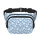 thumbnail image 1 of Fotbe Daisies Flowers Cangurera Cuadrada con Estampado de Doble Capa, Bolsa de Cintura Ajustable Mini para Hombres y Mujeres, 1 of 9