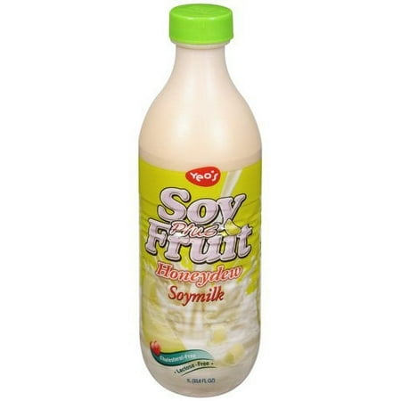 YHS Trading Yeos Soy Plus Fruit Soy Milk, 33.8 oz