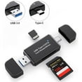 thumbnail image 4 of Cateissary Lector de tarjetas Adaptador de memoria Divisor USB Rendimiento Operación simple Artesanía Profesional Multifuncional USB 2.0 Type3 NO3, 4 of 6