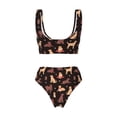 thumbnail image 5 of Daiia Labrador Retriever Dog Women's Bikini Set Two Piece Swimsuit High Waisted Bikini Adjustable Straps Bikini Perfect for Beach, Pool, and Summer Vacation-, 5 of 9