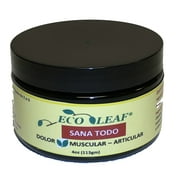 ECOLEAF Sana Todo es un producto tópico natural creado para alivia la incomodidad de cortes, quemaduras, rasguños, otras lesiones en la piel y dolor articular o muscular por el ejercicio o el sobreesf