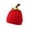 Red #05, variant on Baby Halloween Pumpkin Beanie Warm Knit Hat Cuffed Soft Skull Cap for Fall Winter Festive Parties and Cold Weather Wear for Infants Toddlers and Kids Yellow One Size