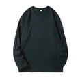 thumbnail image 4 of Turilly Mens Long Sleeve T-Shirt Solid Crew Neck Long Sleeve Tee Soft Breathable Cotton Loose Fit Daily Casual Shirt, 4 of 8