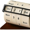 thumbnail image 6 of Wooden Rotary Calendar Rotating Perpetual Calendar Practical Photo Props Countdown Desktop Calendar Creative White Day Gifts for Bedroom and Office Decoration, 6 of 7