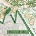 thumbnail image 4 of Green and White Table Cloth Round Table 60 Inch, Spring Summer Round Tablecloths, Outdoor Tablecloth for Parties, Waterproof Fabric Polyester Round Tablecloths, 4 of 6