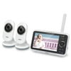 VTech VM350-2 5" Video Baby Monitor with 5" Screen, Long Range, Invision Infrared Night Vision, 2 Cameras, Multiple Viewing Options, Two Way Talk, Auto On Screen