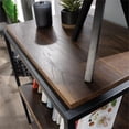 thumbnail image 6 of Pemberly Row Engineered Wood and Metal Accent Storage Cabinet in Walnut, 6 of 16