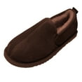 thumbnail image 2 of Eastern Counties Leather Mens Sheepskin Lined Soft Suede Sole Slippers, 2 of 2