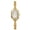Gold White Gold, variant on Women's Bangle Watch Small Vintage Bracelet, Easy Read Numeral Dial Waterproof