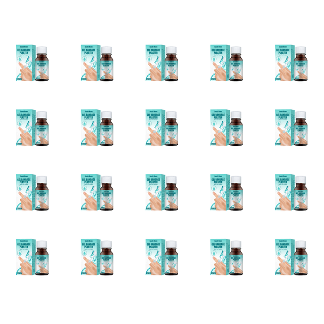 20 Piezas Vendaje Gel 10ml Yeso Formación Rápida Película Apósito para Heridas Viajes en Casa