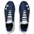 thumbnail image 4 of Under Armour Bryce Harper 4 Low Men's Metal Baseball Cleats, White / Royal, 9, 4 of 4