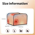 thumbnail image 4 of KLL The Sunset of Dandelion Print 4 Slice Toaster Dust Covers Kitchen Small Appliance Cover with 2 Pockets,Can hold Jam Spreader Knife & Toaster Tongs (12.4 x 10.6 x 8.2), 4 of 6