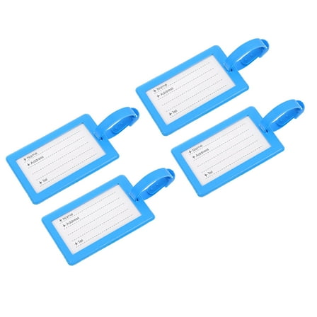 GASTROPOD 4 Pcs Luggage Tag Handbag Name Cards Travel Suitcase Labels Backpacks for Kids Tags Suitcases Identify