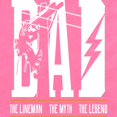 thumbnail image 2 of CafePress - The Myth The Legend Dad The Lineman, Fun Body Suit - Cute Infant Bodysuit Baby Romper - Size Newborn - 24 Months, 2 of 3
