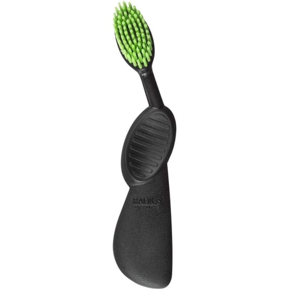 RADIUS Flex Brush with Soft Bristles Toothbrush BPA Free & ADA Accepted Designed to Improve Gum Health & Reduce Issues - Left Hand - Pack of 1