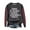 Dark Gray, variant on Up To 50% Off Black Sweatshirt Women Women's Baseball Printed Crew Neck Multi Color Multi Size Crew Neck Hoodless Long Sleeve Sweatshirt