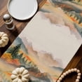 thumbnail image 2 of Fall Scenery Table Runner, Autumn Thanksgiving Kitchen Dining Table Decoration for Home Party Decor 13x48 Inches, 2 of 9