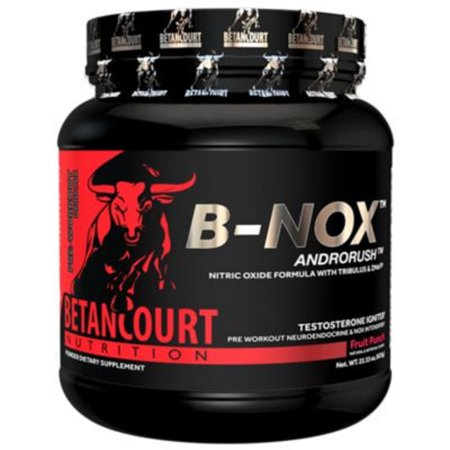 betancourt nutrition b-nox androrush pre-workout, fruit punch, 22.3 ounce