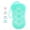 Green, variant on Body Cleansing Brush made with Ultra Hygienic Silicone, Deep Clean Exfoliation for Dirt and Oily,Watertightness (Blue)