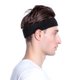 thumbnail image 5 of 3Sweatbands Diadema deportiva para hombres y mujeres - Banda deportiva de tela de rizo de algodón que absorbe la humedad para tenis, baloncesto, correr - Negro/Blanco/Gris, 5 of 5
