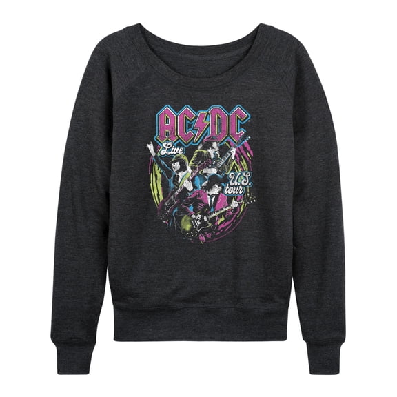 AC/DC - AC/DC Live - Women's French Terry Long Sleeve Pullover