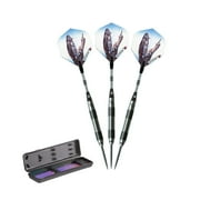 Elkadart Black Mamba 80% Tungsten Steel Tip Dart Set, 24 Grams