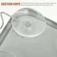 thumbnail image 6 of Gymnture Fogless Shower Mirror with Suction Cup & Hooks (Silver), 6 of 10