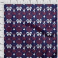 thumbnail image 3 of oneOone Polyester Lycra Fabric Paisley Ikat Printed Craft Fabric BTY 56 Inch Wide, 3 of 4