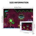 thumbnail image 5 of Lsque Geometry Dash Pattern Picture Puzzle,Wooden 1000 Piece Puzzle,Personalized Jigsaw Puzzles,Family Fun Puzzle,Gift Puzzle(Horizontal style), 5 of 8