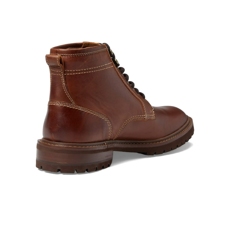 Johnston & Murphy Men's Barrett Full Grain Plain Toe Boots (Tan
