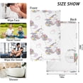thumbnail image 2 of Coolnut Unicorn Riding Bike Patterned Hand Towels 2 PCS, Cotton Bath Towel for Drying Face Hands Body Decorative Water Absorbent Lightweight Towels for Bathroom Ktichen Travel Gym, 16"x28", 2 of 6